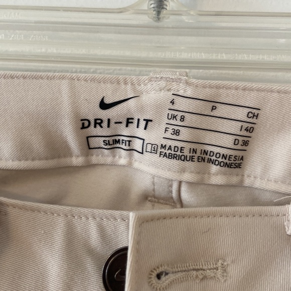 Nike Dri -Fit Slim Fit Gold Pants size 4 inseam 28” brand new with tag - Picture 4 of 12